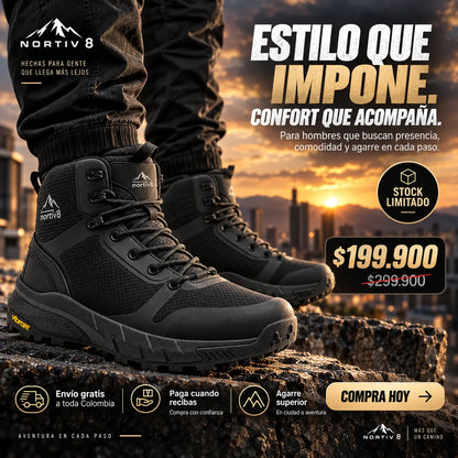 BOTAS TÁCTICAS PARA HOMBRE
