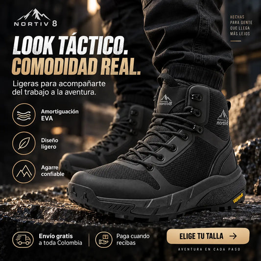 BOTAS TÁCTICAS PARA HOMBRE