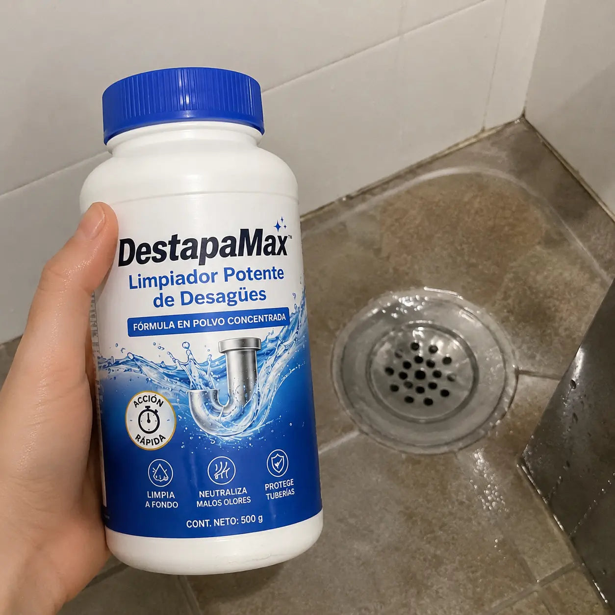 DestapaMax desatascador para fregaderos y tuberías de cocina