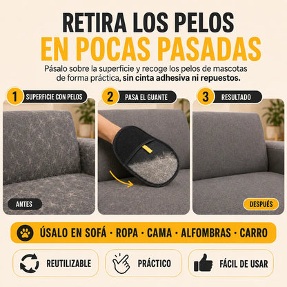 ¡BASTA DE PELOS DE MASCOTA POR TODA LA CASA!